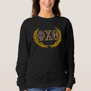 Phi Chi Theta Greek with Wreath Sweatshirt