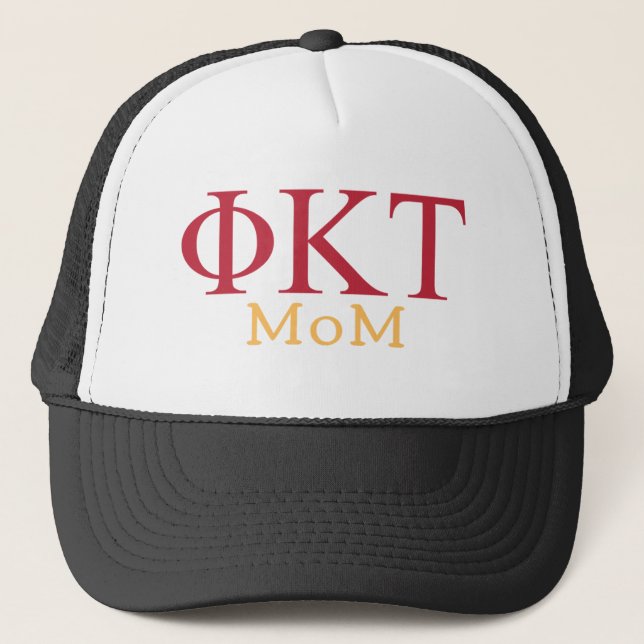 Phi Kappa Tau mum trucker hat (Front)