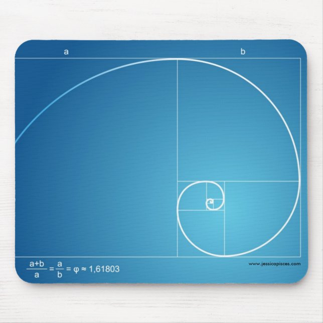 Phi Ratio 2 Mouse Mat (Front)