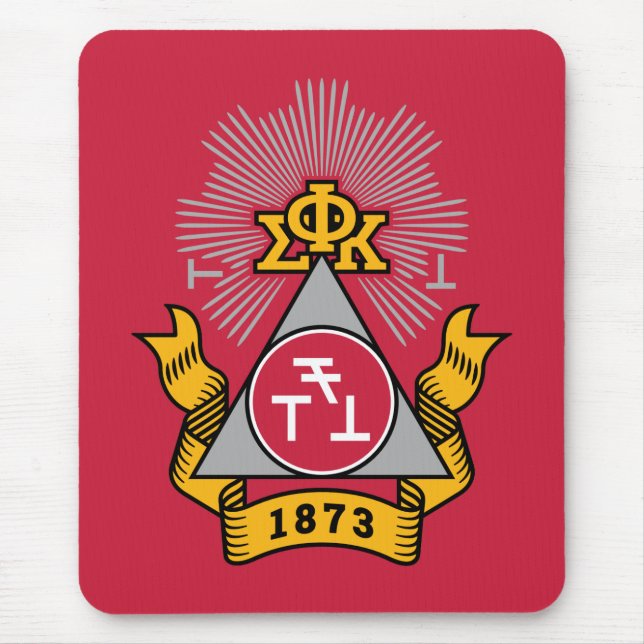 Phi Sigma Kappa Crest Mouse Mat (Front)