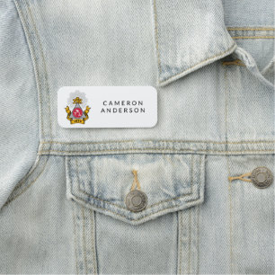 Phi Sigma Kappa Crest Name Tag