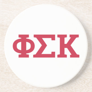 Phi Sigma Kappa Letters Coaster