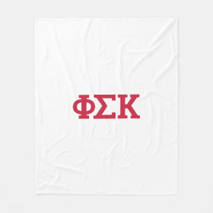 Phi Sigma Kappa Letters Fleece Blanket