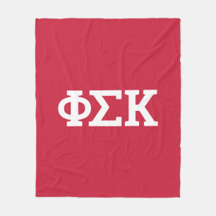 Phi Sigma Kappa Letters Fleece Blanket