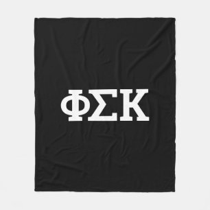 Phi Sigma Kappa Letters Fleece Blanket