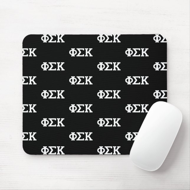 Phi Sigma Kappa Letters Mouse Mat (With Mouse)