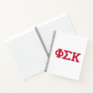 Phi Sigma Kappa Letters Notebook