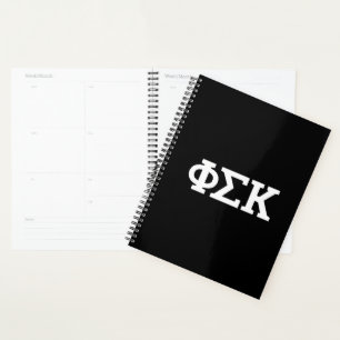 Phi Sigma Kappa Letters Planner