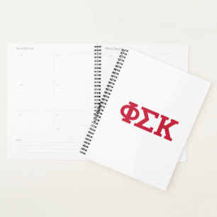 Phi Sigma Kappa Letters Planner