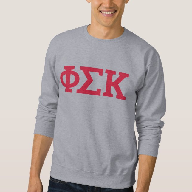 Phi Sigma Kappa Letters Sweatshirt (Front)