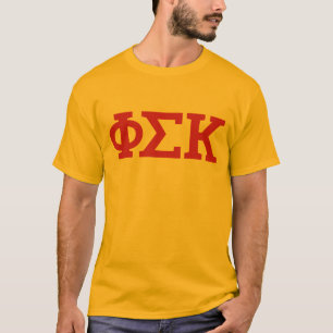 Phi Sigma Kappa Letters T-Shirt