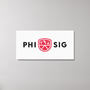 Phi Sigma Kappa Logo Canvas Print