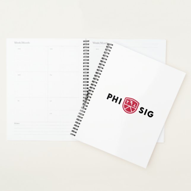 Phi Sigma Kappa Logo Planner (Display)