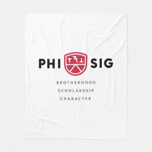 Phi Sigma Kappa Principles Fleece Blanket