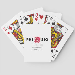 Phi Sigma Kappa Principles Playing Cards