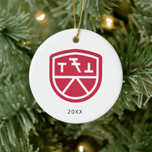 Phi Sigma Kappa Shield Ceramic Tree Decoration