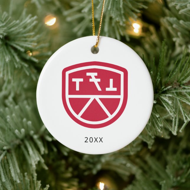 Phi Sigma Kappa Shield Ceramic Tree Decoration (Tree)