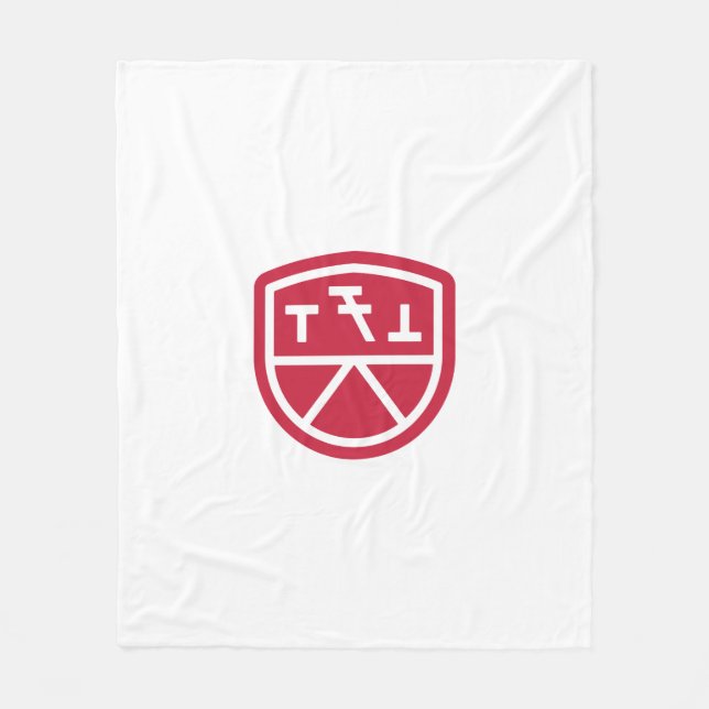 Phi Sigma Kappa Shield Fleece Blanket (Front)