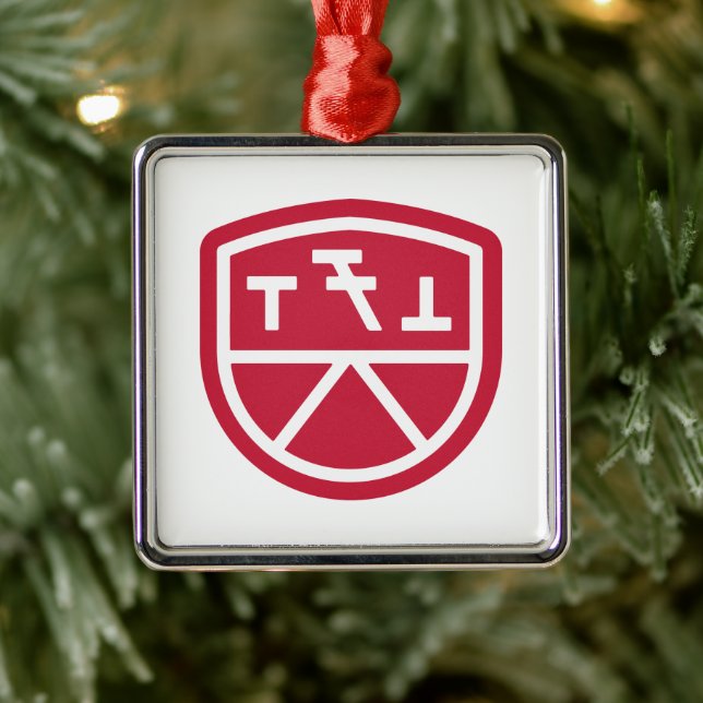 Phi Sigma Kappa Shield Metal Tree Decoration (Tree)
