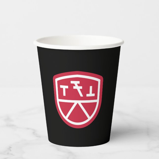 Phi Sigma Kappa Shield Paper Cups (Front)
