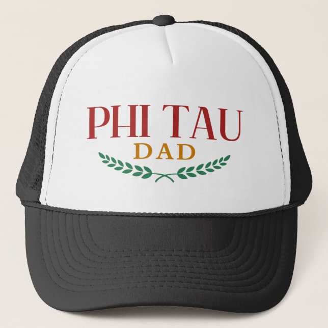 Phi Tau Dad Hat – WSU Parents Weekend Trucker Cap  (Front)