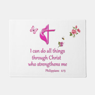 Phiilipeans 4:16  doormat