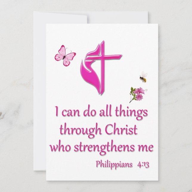 Phiilipeans 4:16  holiday card (Front)