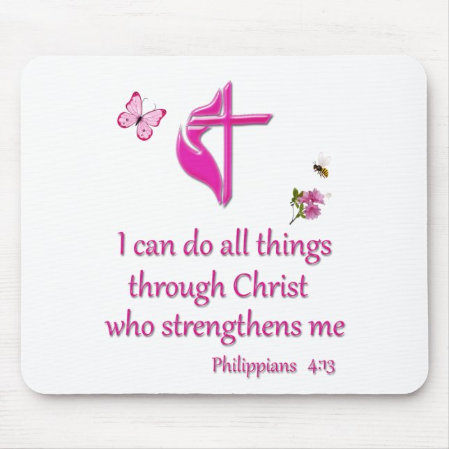 Phiilipeans 4:16  mouse mat (Front)