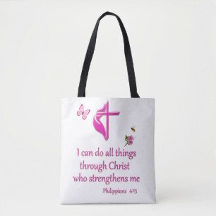 Phiilipeans 4:16  tote bag