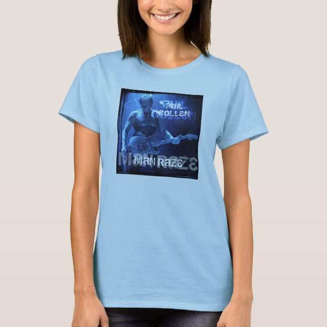 Phil blue women's tee (Front)