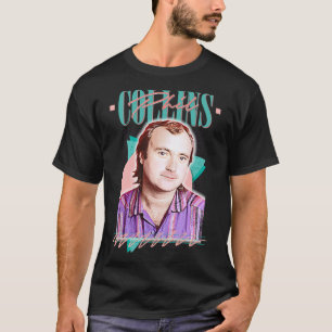 Phil Collins Retro 80s Aesthetic Fan Design T-Shirt