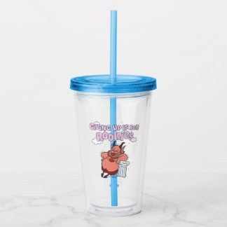 Phil - Giving Up is for Rookies Acrylic Tumbler