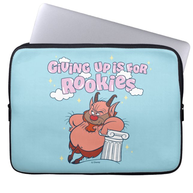 Phil - Giving Up is for Rookies Laptop Sleeve (Front)