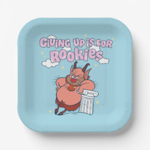 Phil - Giving Up is for Rookies Paper Plates