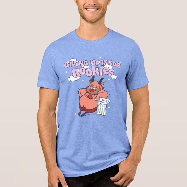 Phil - Giving Up is for Rookies Tri-Blend Shirt (Front)