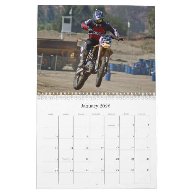 Phil Ingram - Motomontage.com Calendar (Jan 2026)