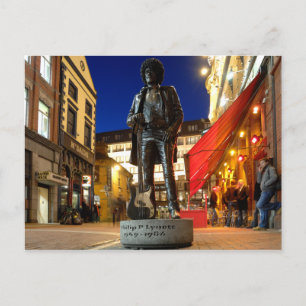 Phil Lynott Sculpture/ Dublin Postcard