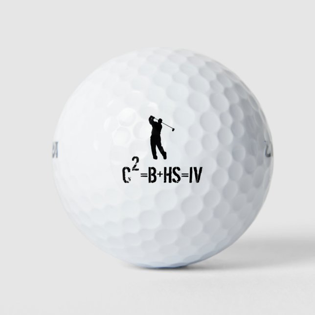 Phil Mickelson's formula for succes. Golf Balls (Front)