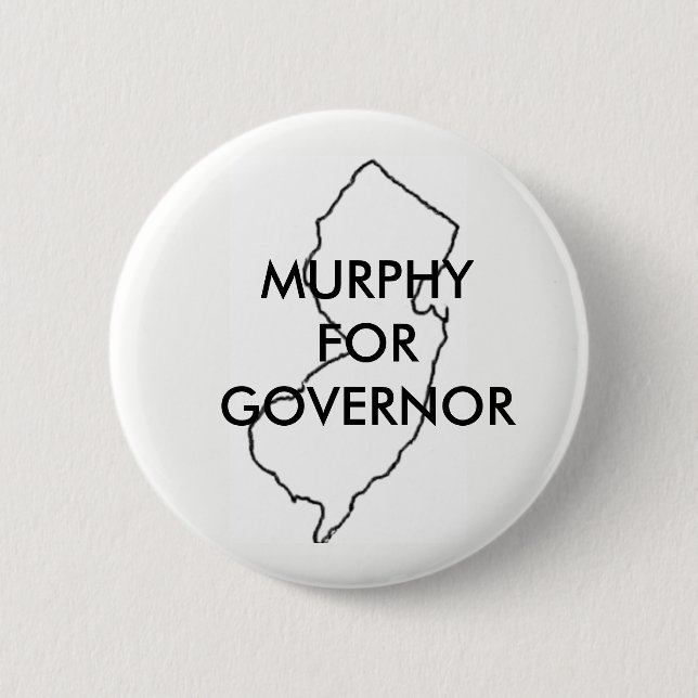 Phil Murphy for New Jersey Governor 2021 6 Cm Round Badge (Front)