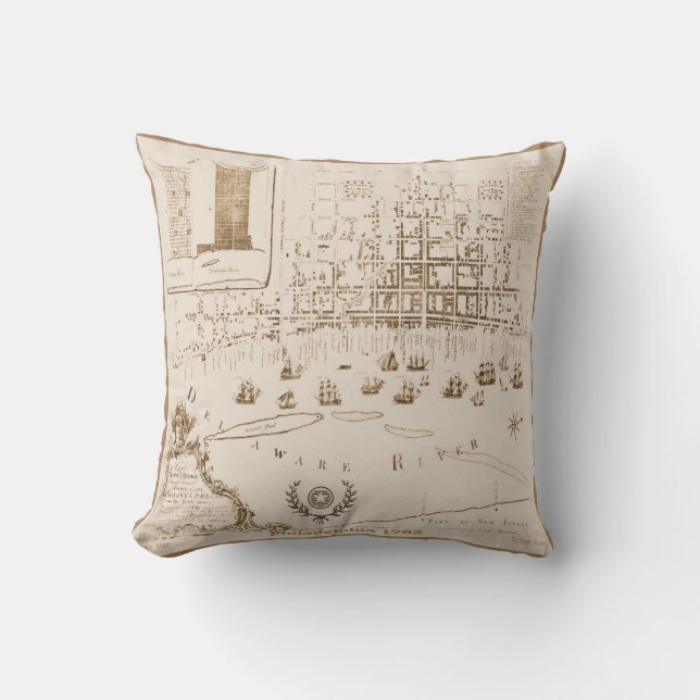 Philadelphia 1762, Replica Cushion (Front)