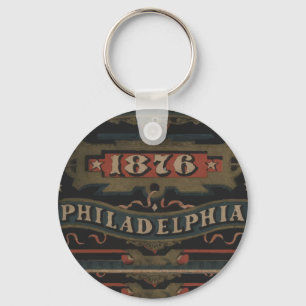 Philadelphia 1876 pennsylvania key ring