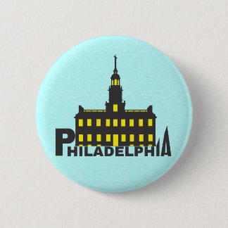 Philadelphia 1 6 cm round badge