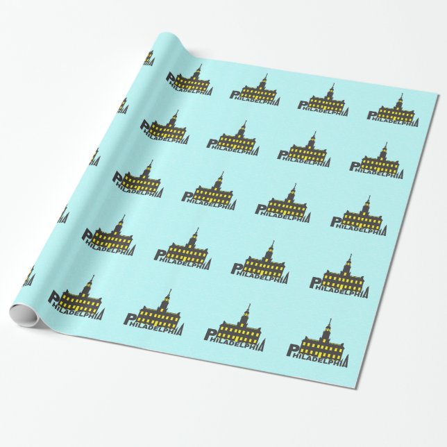 Philadelphia 1 wrapping paper (Unrolled)