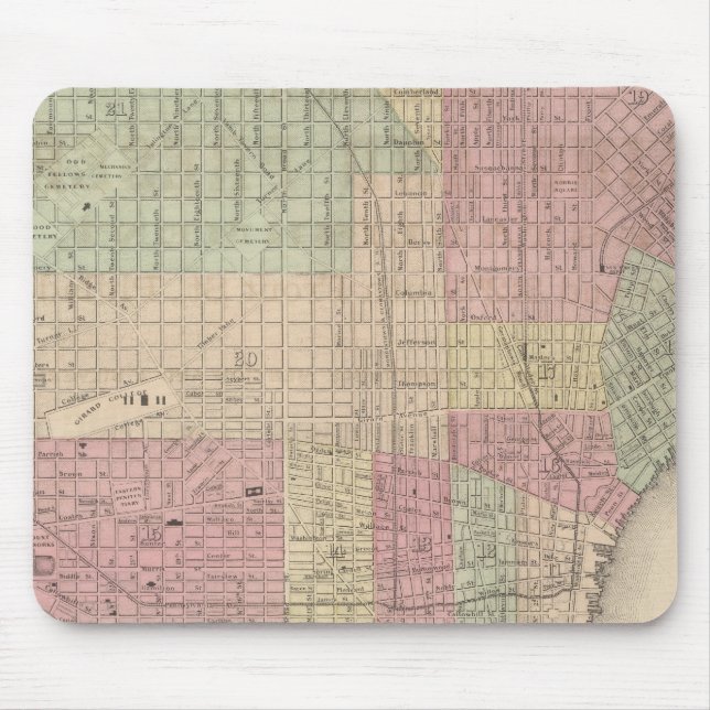 Philadelphia 2 mouse mat (Front)