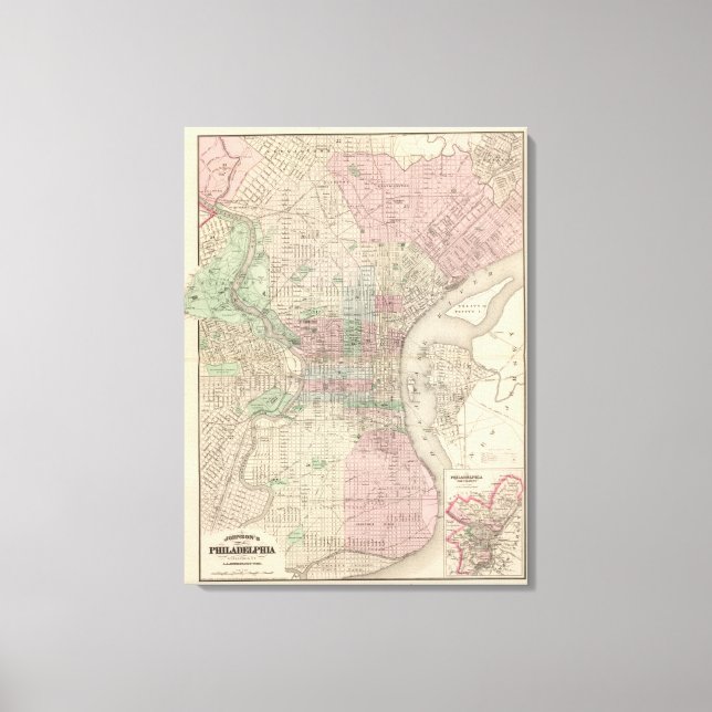 Philadelphia 3 canvas print (Front)