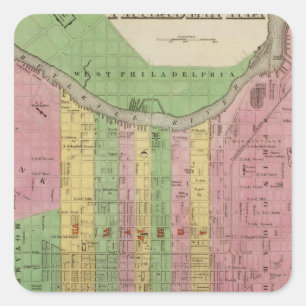 Philadelphia 3 square sticker
