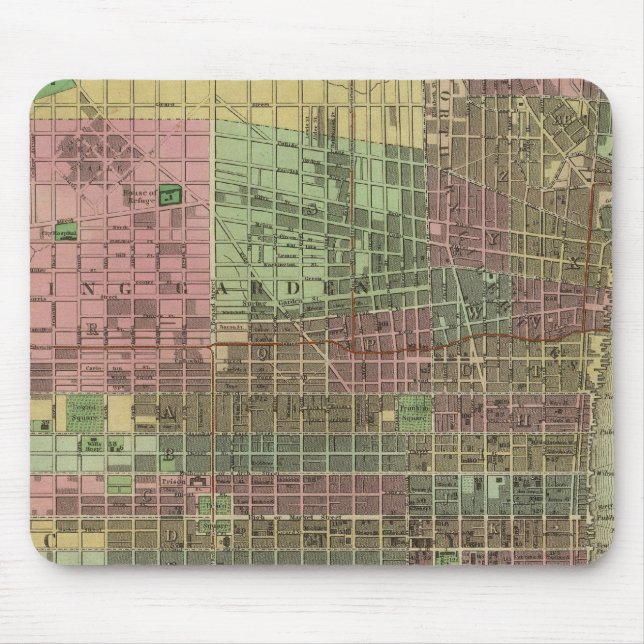 Philadelphia 4 mouse mat (Front)
