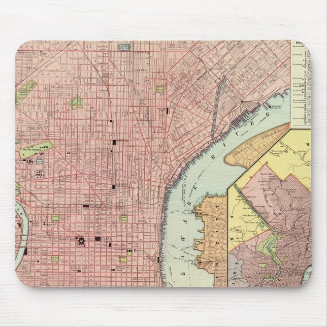Philadelphia 5 mouse mat (Front)