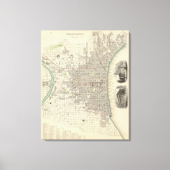 Philadelphia 6 canvas print (Front)