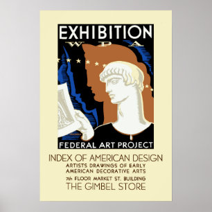 Philadelphia American Design Exhibition Poster